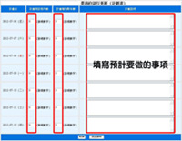 工作紀錄